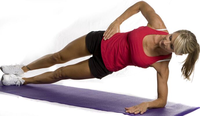 侧板 - 一种锻炼腹部和侧面的运动